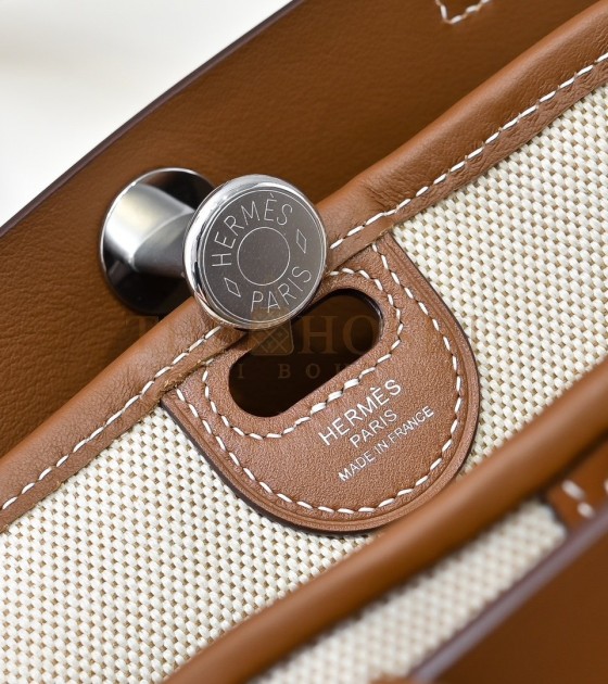 H**me5 Bag Sellier Tablet Case Hand-Waxed Stitch Full Steel Hardware Hunter/Swift Calfskin & Canvas Master Quality