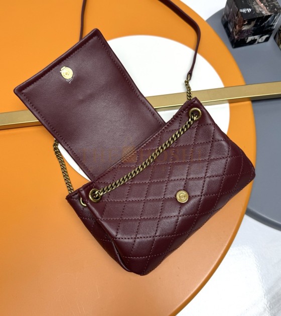 Y51 Mini Nolita Shoulder Bag Quilted Lambskin & Gold-Tone Chain 18×13×6cm