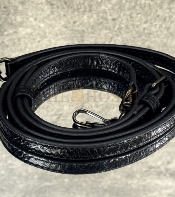 Ba1en*iaga Le City Mini Bag Black Leather Silver Hardware 25x14x4cm Master Quality