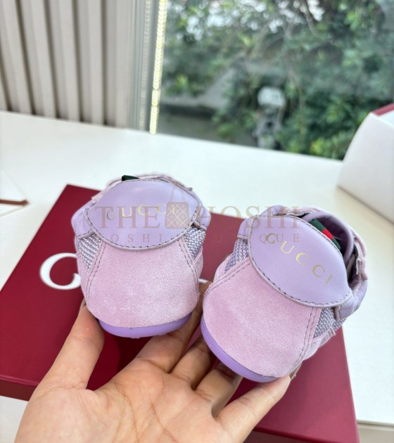 Gvc*1 Ace Sneakers Women White Suede Leather GG Canvas Size 35-40 Master Quality