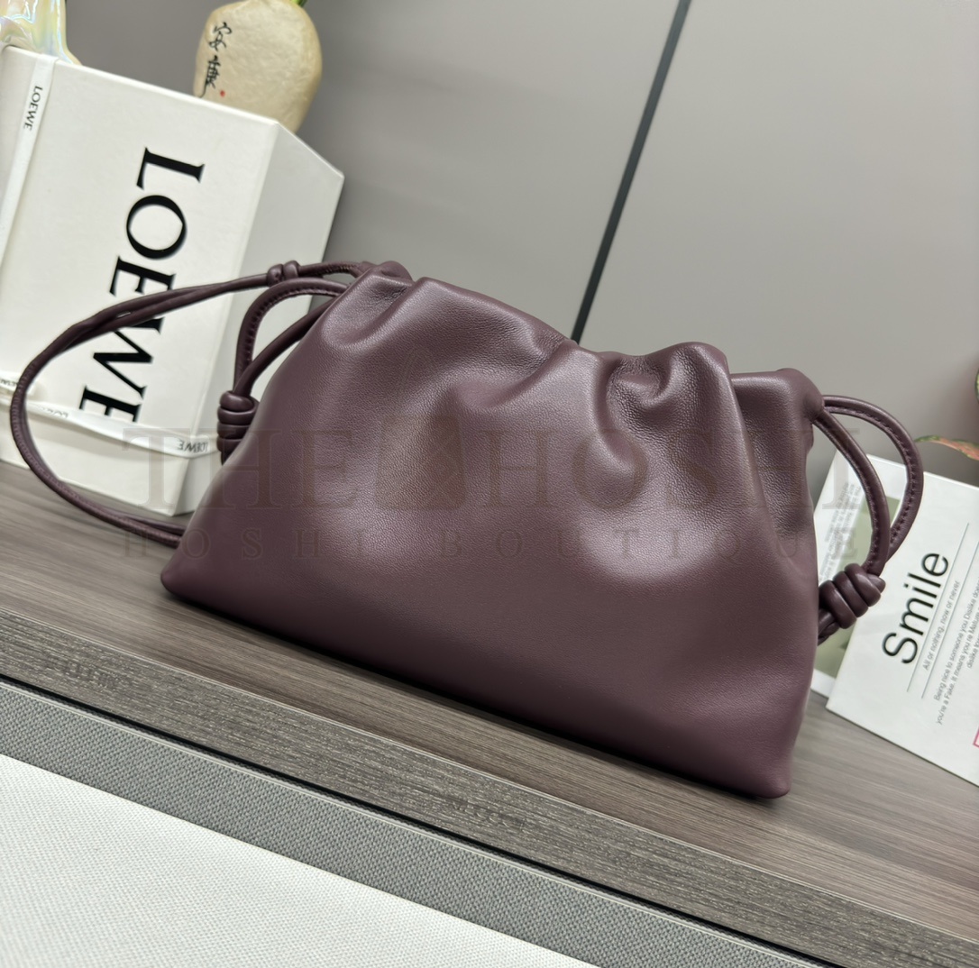 L0ew* Flamenco Purse bag in mellow nappa lambskin mini（23X17X5.5 cm） small（30X20X10.5 cm） Master Quality