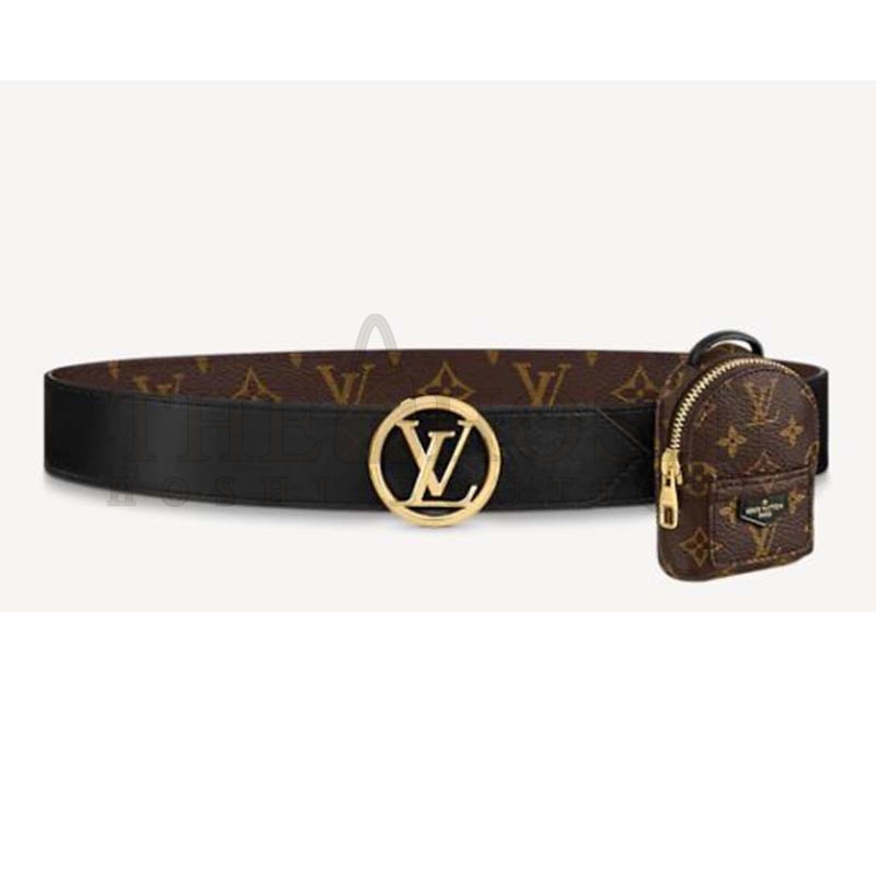 L0vis Vvtt0n LV Women Palm Spring 35mm Belt Monogram Canvas Circle Buckle Master Quality