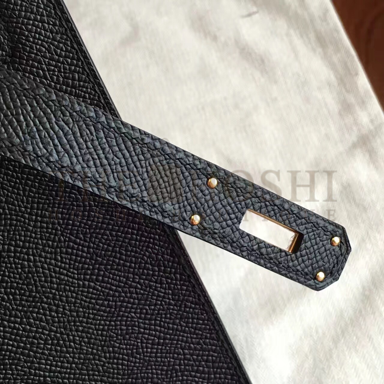 H**me5 Black Epsom Kelly 35cm Handmade Bag Master Quality