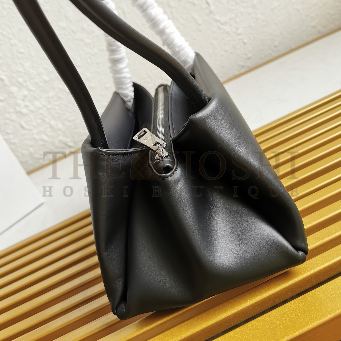 Pra*a S*pernova Small Shoulder Bag In Black Leather Master Quality