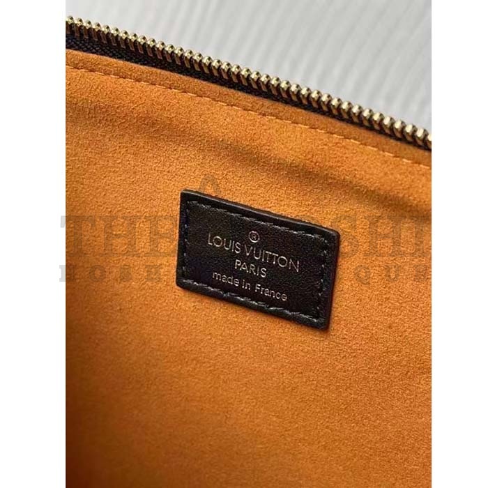 L0vis Vvtt0n LV Women Coussin MM Handbag Black Monogram Embossed Puffy Lambskin Master Quality