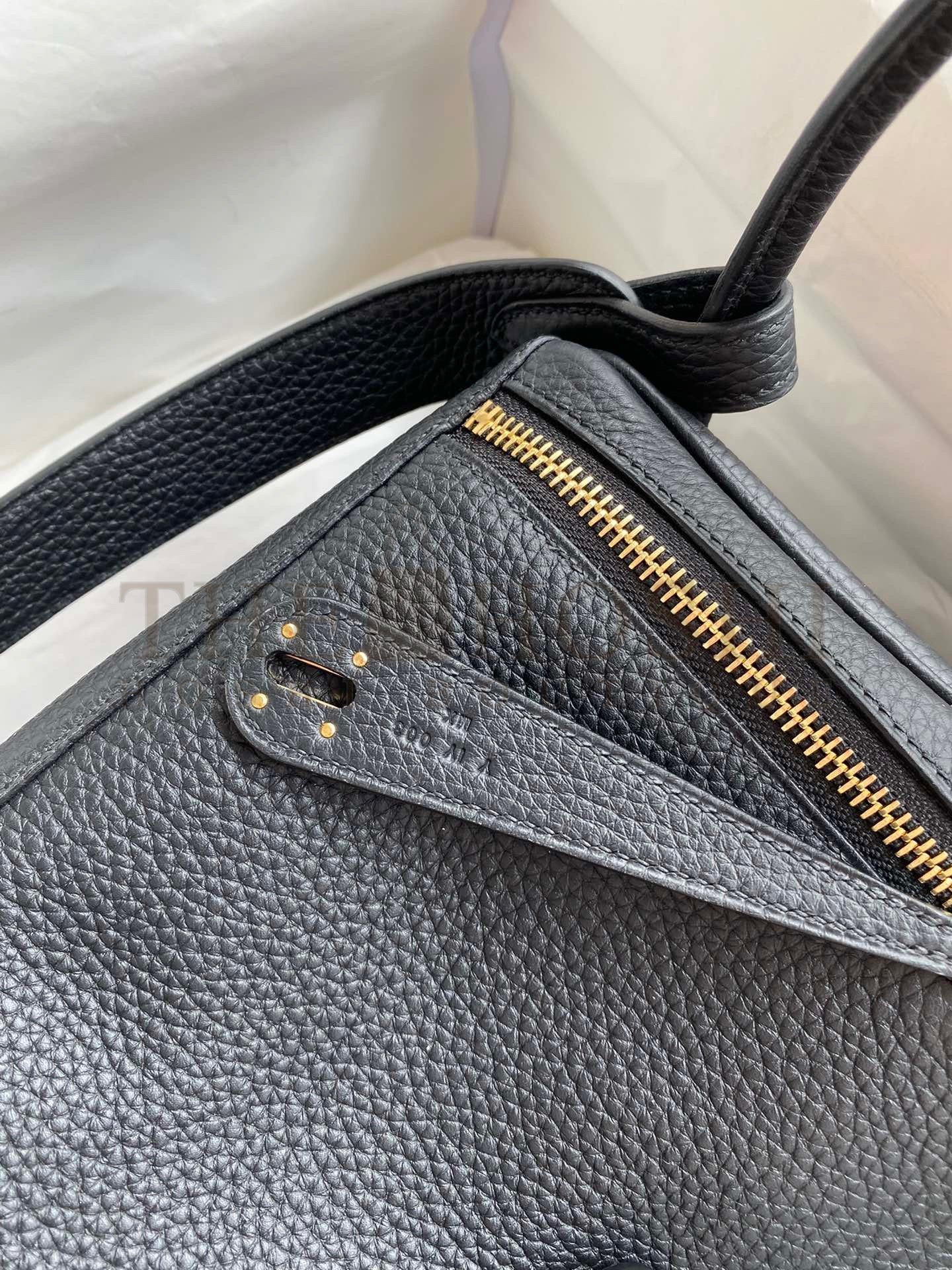 H**me5 Lindy 30 Handmade Bag In Black Clemence Leather Master Quality