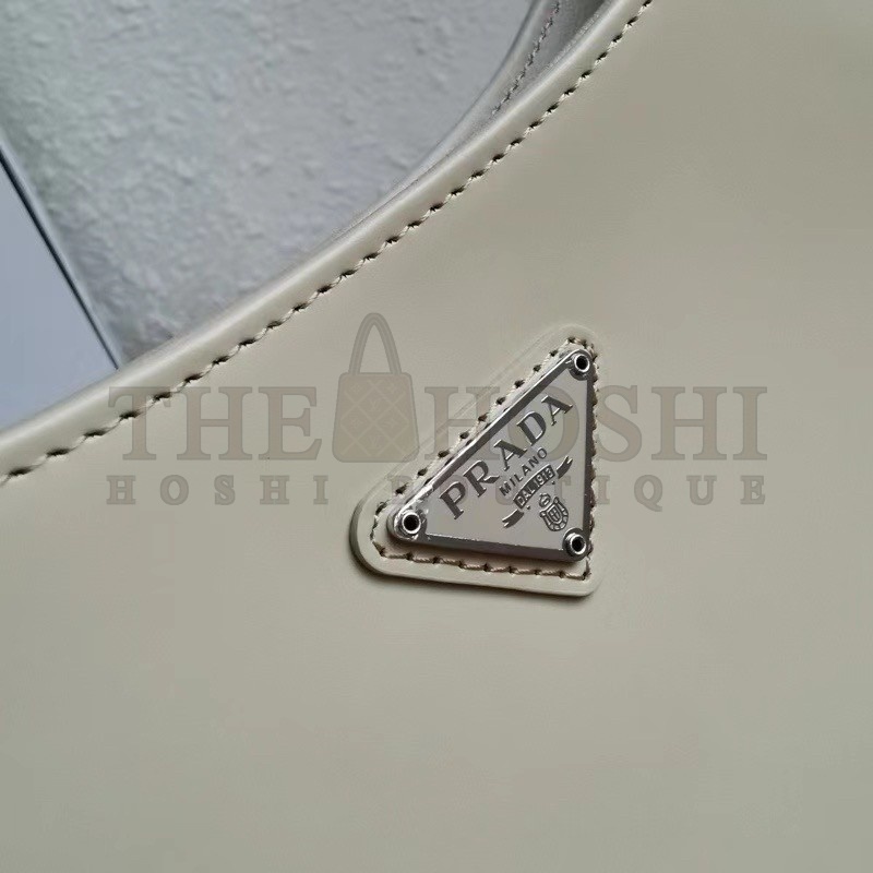 Pra*a Cleo Shoulder Small Bag In Beige Brushed Leather Master Quality