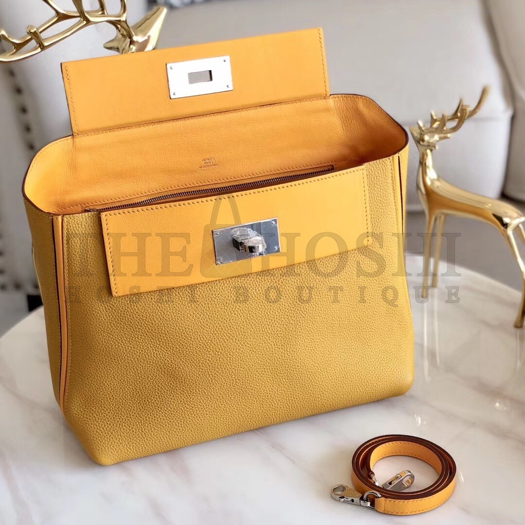 H**me5 24/24 29 Bag In Curry Clemence Calfskin Master Quality