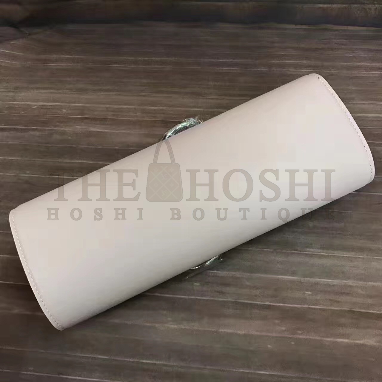 H**me5 Handmade Egee Clutch In Rose Dragee Swift Leather Master Quality