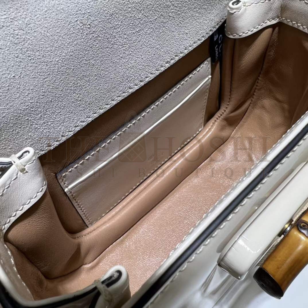 Gvc*1 Women GG Gvc*1 Bamboo 1947 S*per Mini Bag Light Beige Leather Master Quality