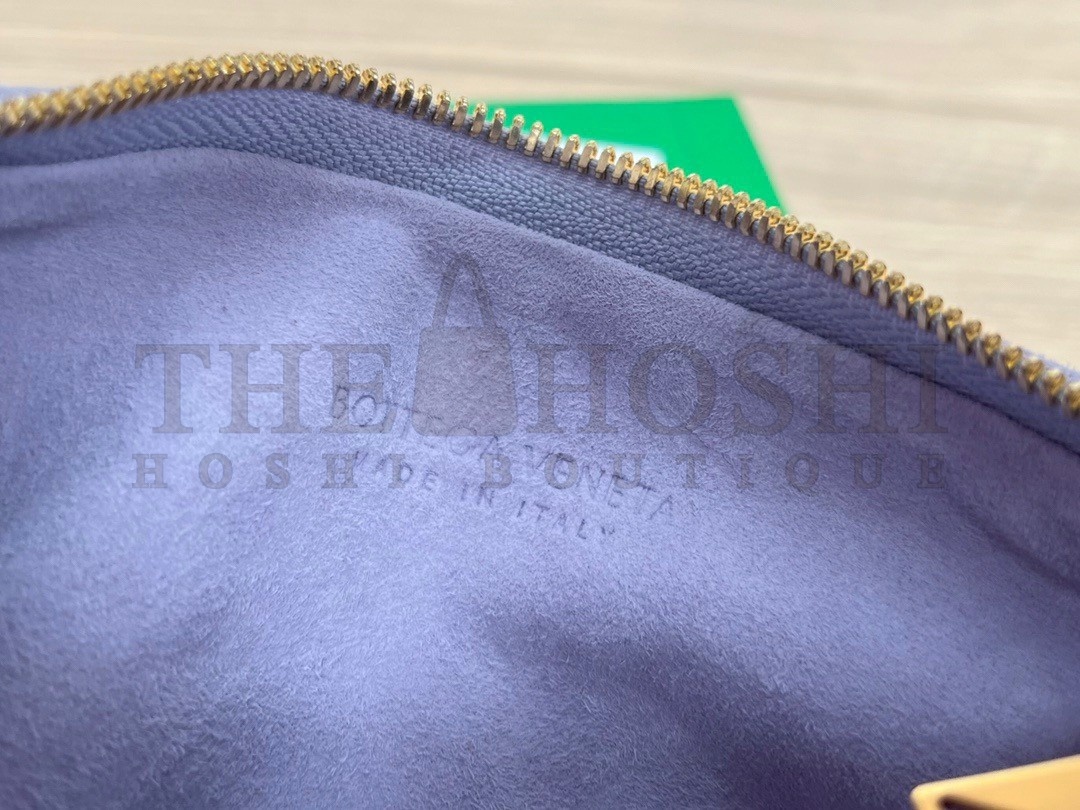 B0tt*ga Ven*ta BV Jodie Mini Bag In Lilac Intrecciato Suede Master Quality