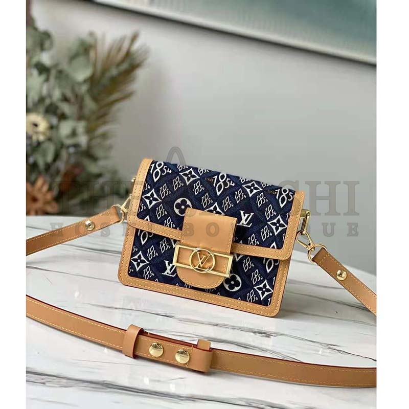 L0vis Vvtt0n LV Women Since 1854 Dauphine MM Handbag Monogram Flowers Canvas Master Quality