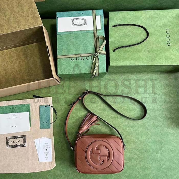 Gvc*1 Women GG Blondie Small Shoulder Bag Cuir Leather Round Interlocking G Master Quality