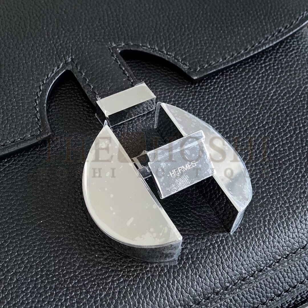 H**me5 2002 20cm Bag In Black Evercolor Calfskin Master Quality