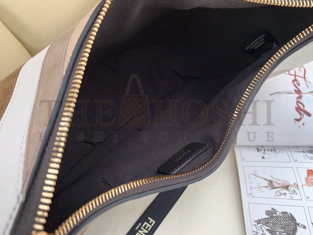 F**di F**digraphy Small Hobo Bag In Inlaying Leather Master Quality