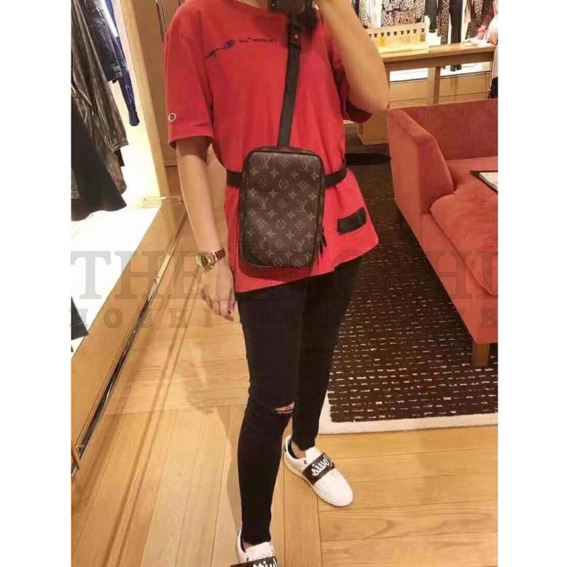 L0vis Vvtt0n LV Men Utility Side Bag Monogram Coated Canvas Master Quality