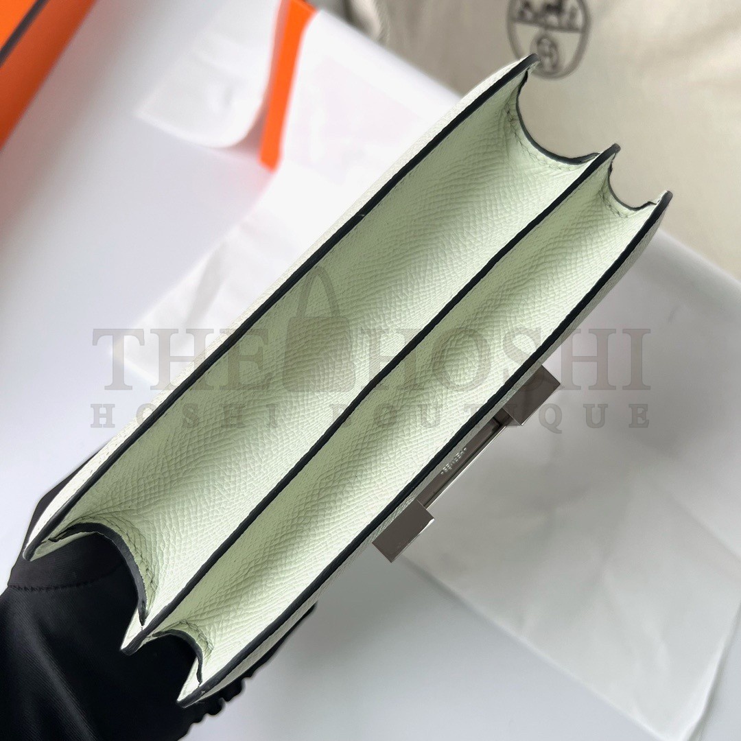 H**me5 Constance 1-18 Mirror Bag In Vert Fizz Epsom Calfskin Master Quality