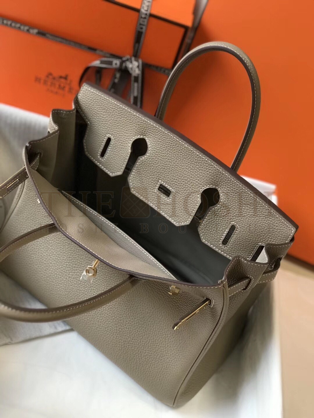 H**me5 Grey Clemence Birkin 30cm Bag Master Quality