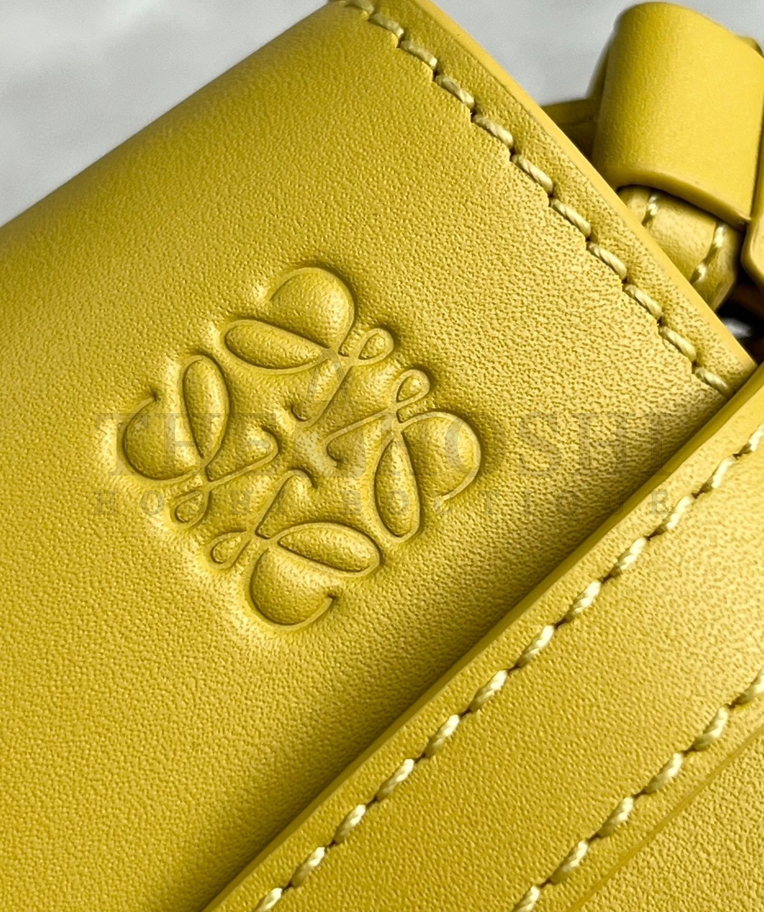 L0ew* Gate Dual Mini Bag in Yellow Calfskin Master Quality