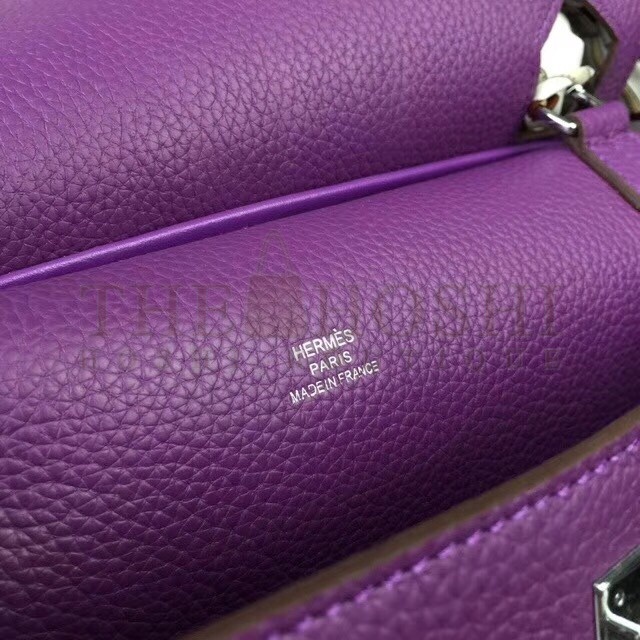 H**me5 Purple Clemence Jypsiere 28cm Bag Master Quality