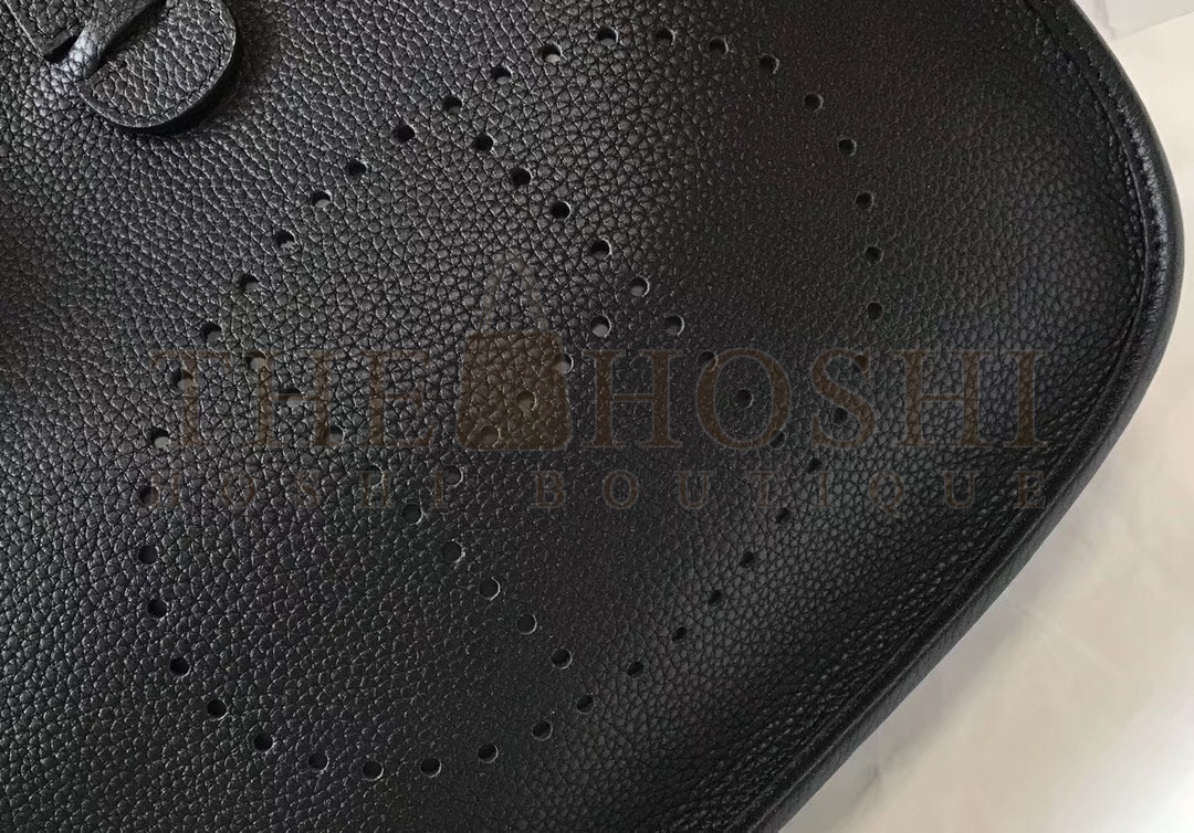 H**me5 Evelyne III 29 Bag In Black Clemence Leather Master Quality