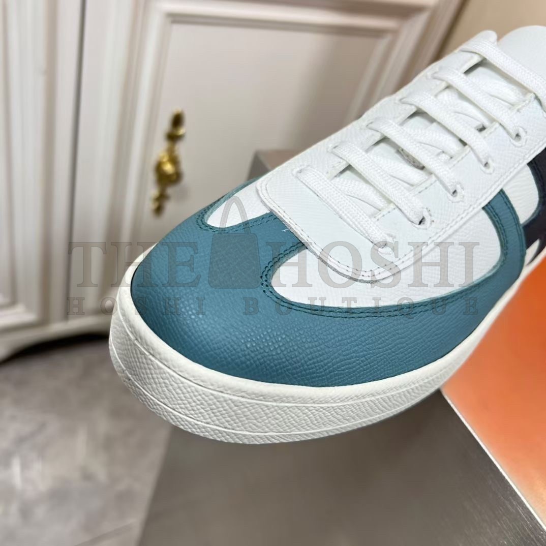 H**me5 Boomerang Sneakers In Multicolore Blue Leather Master Quality