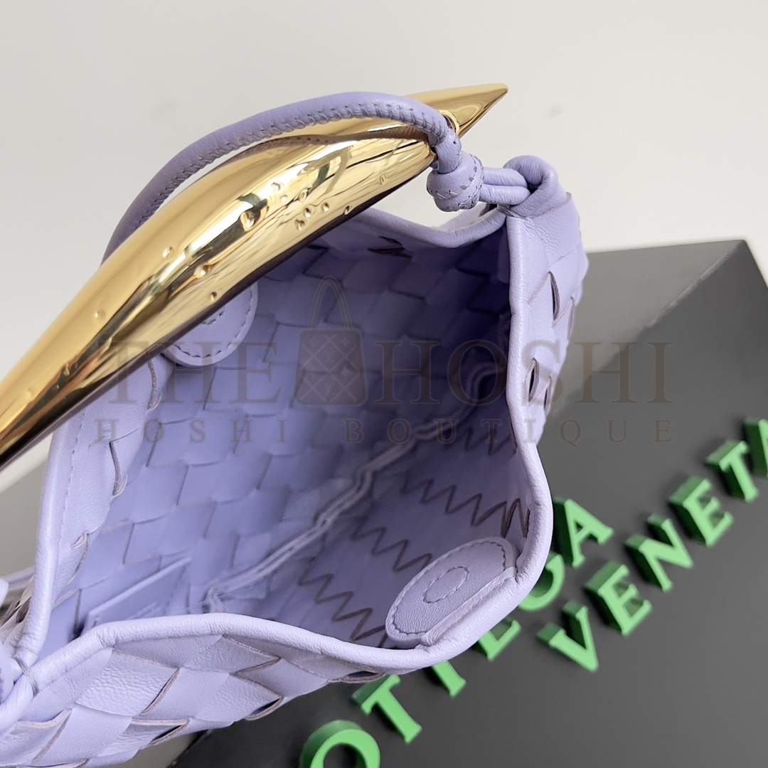 B0tt*ga Ven*ta Sardine Mini Bag in Travertine Intrecciato Lambskin Master Quality