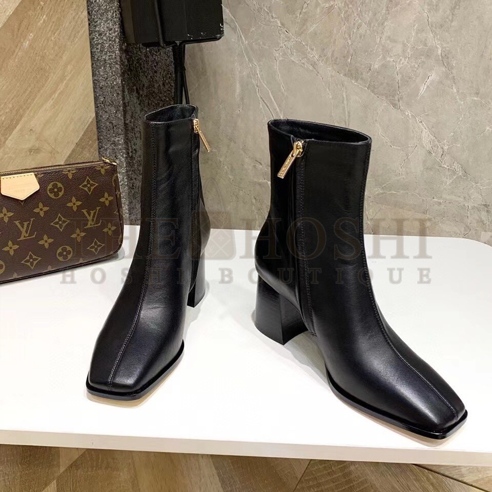 J1m*y Ch00 Bryelle 65mm Ankle Boots In Black Leather Master Quality