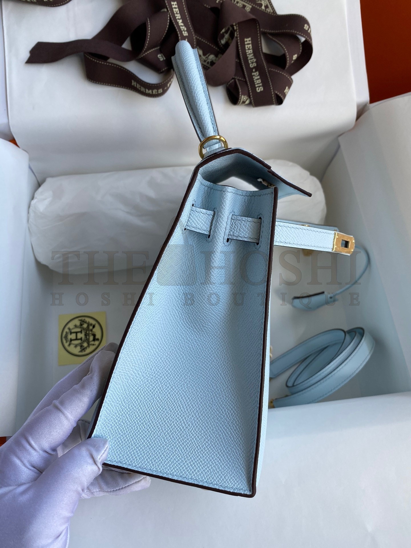 H**me5 Epsom Kelly 25cm Sellier Handmade Celeste Bag Master Quality