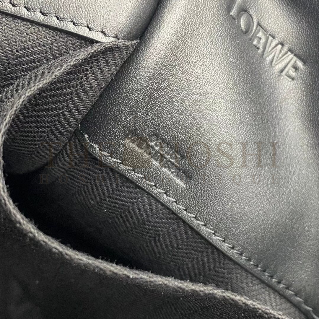 L0ew* Small Cushion Tote In Black Anagram Jacquard Master Quality