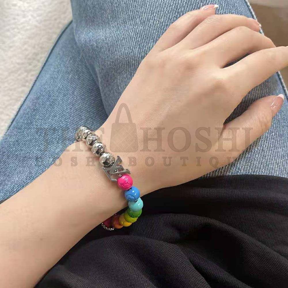 L0vis Vvtt0n Unisex LV Beads Bracelet Master Quality