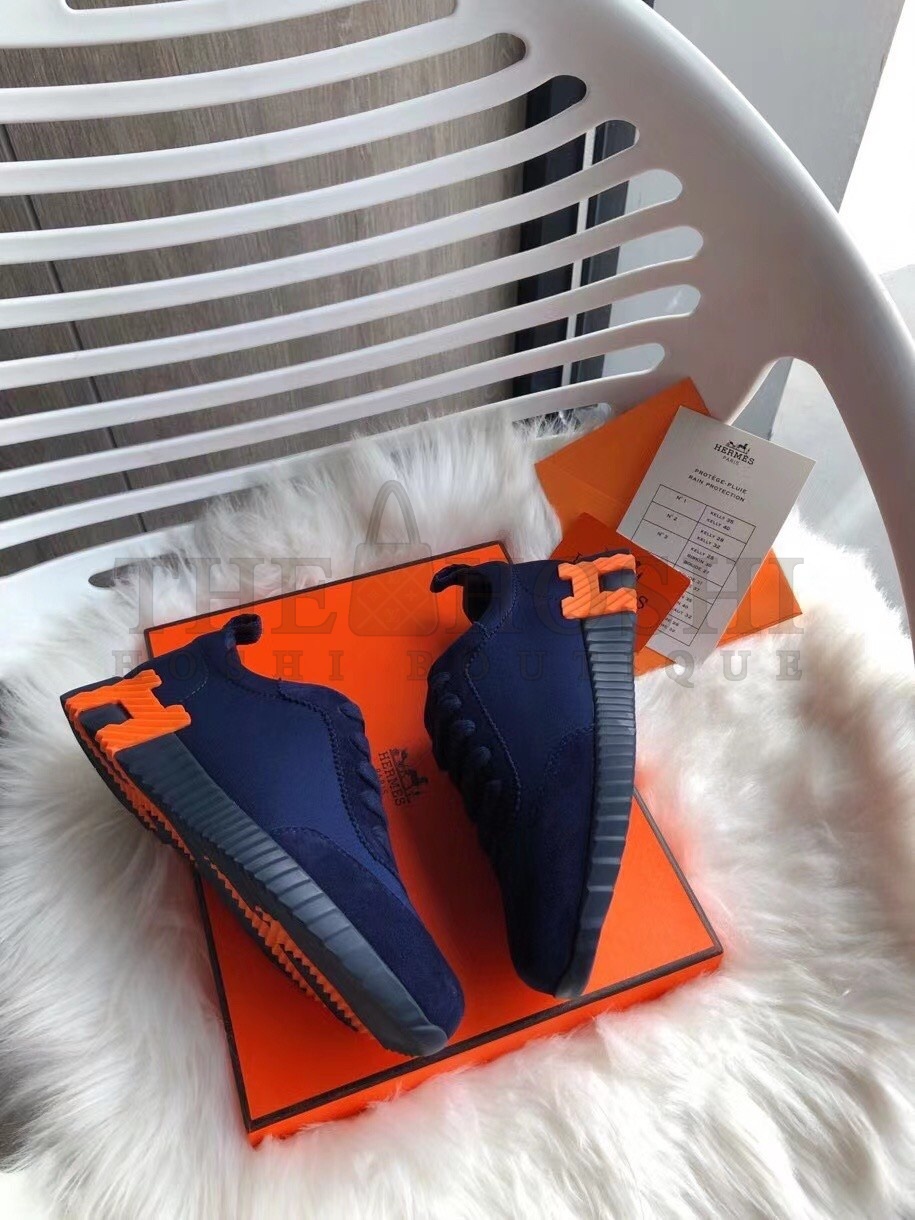 H**me5 Bouncing Sneakers In Blue Canvas Master Quality