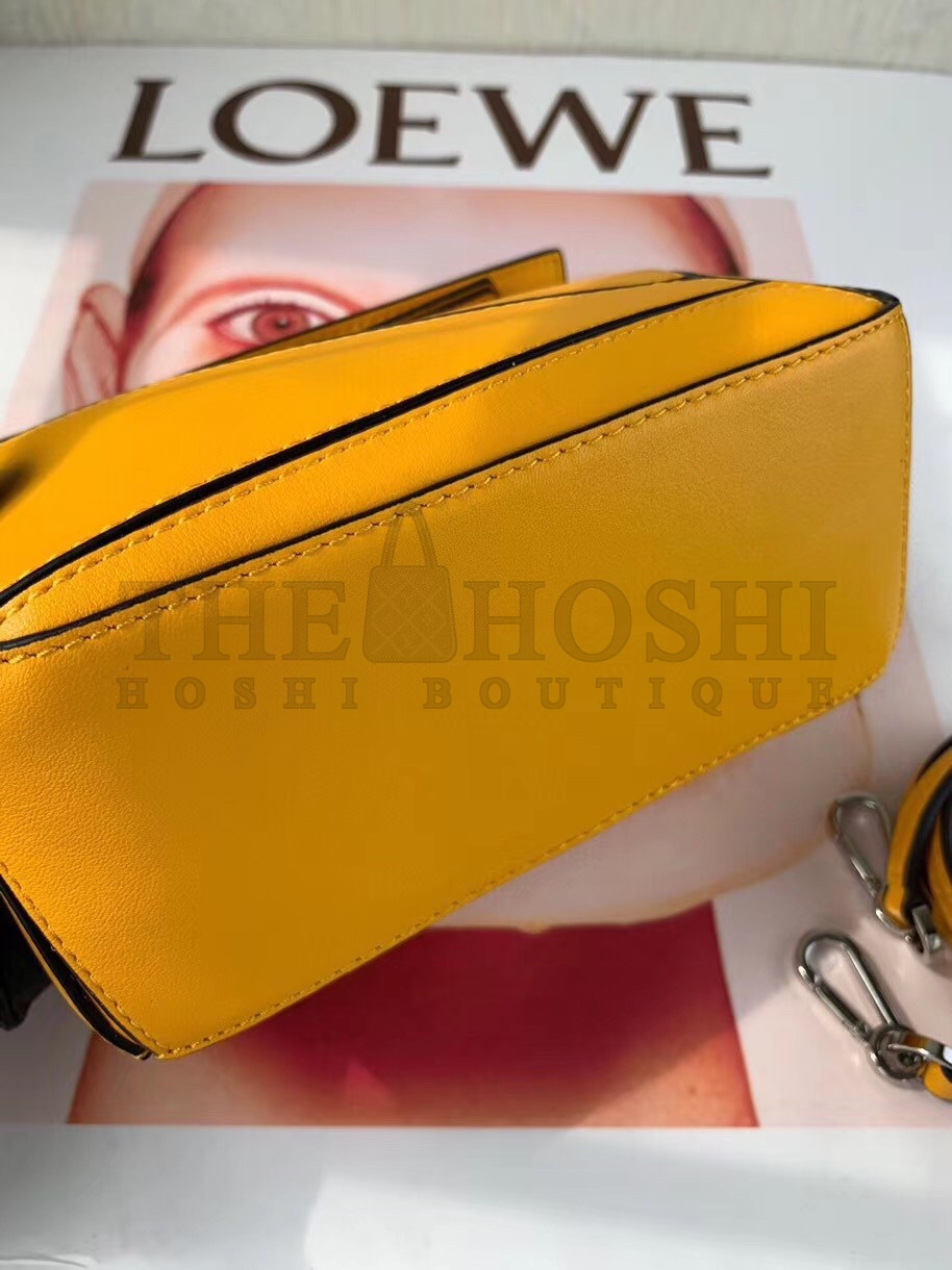 L0ew* Puzzle Mini Bag In Yellow Calfskin Master Quality