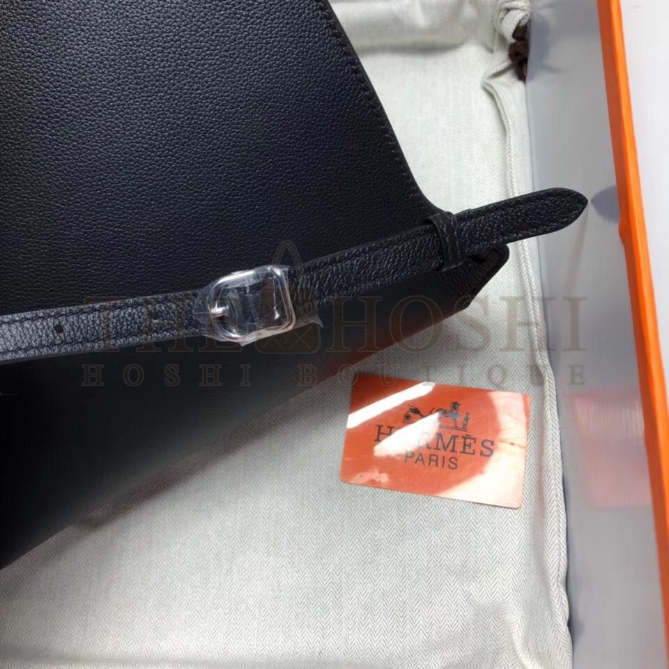 H**me5 GR24 Backpack In Black Everycolor Calfskin Master Quality