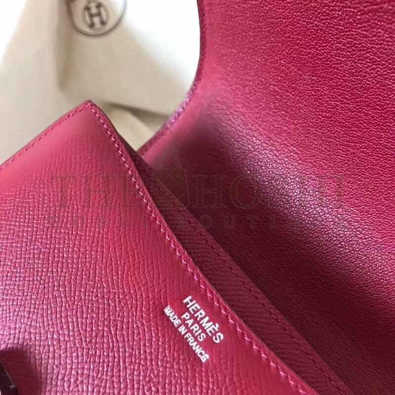 H**me5 Mini Constance 18cm Ruby Epsom Bag Master Quality