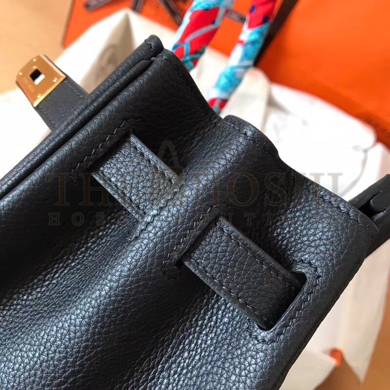 H**me5 Noir Birkin 30cm Clemence Handmade Bag Master Quality