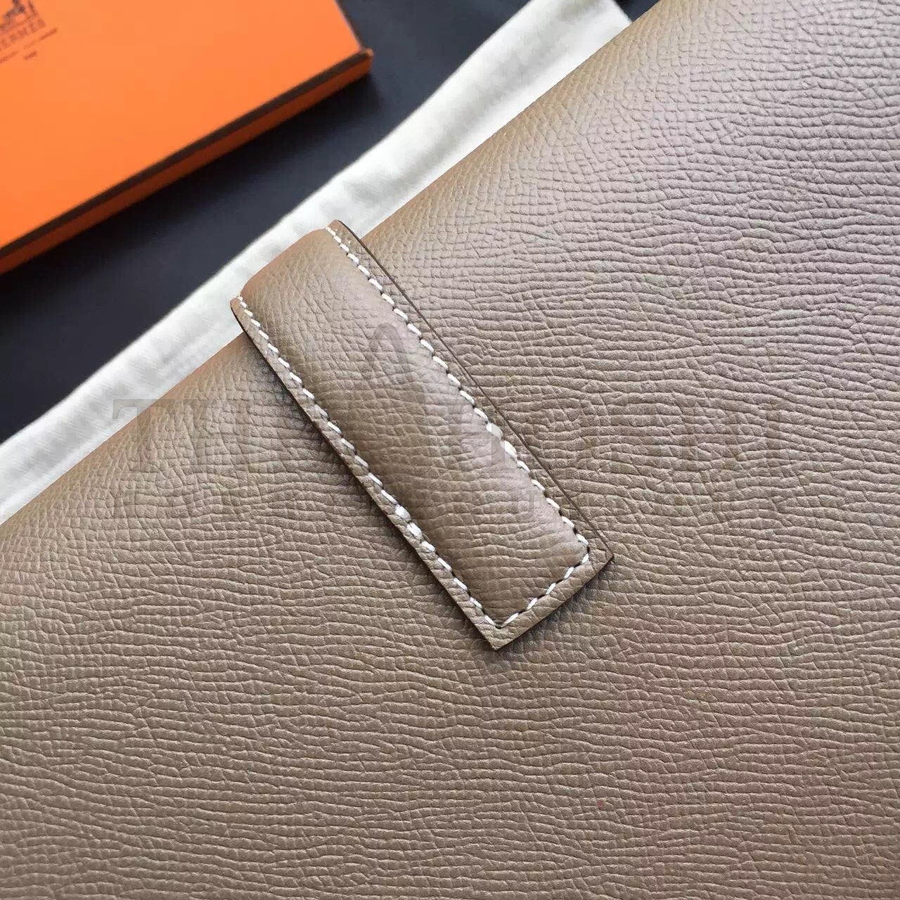 H**me5 Etoupe Epsom Jige Elan 29 Clutch Bag Master Quality