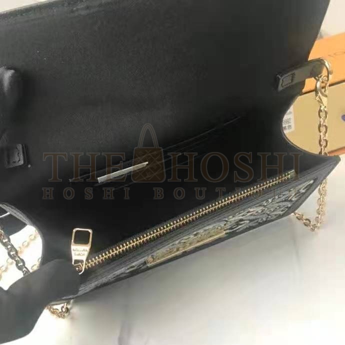 L0vis Vvtt0n LV Women Since 1854 Dauphine Chain Wallet Monogram Flowers Cowhide-Leather Master Quality