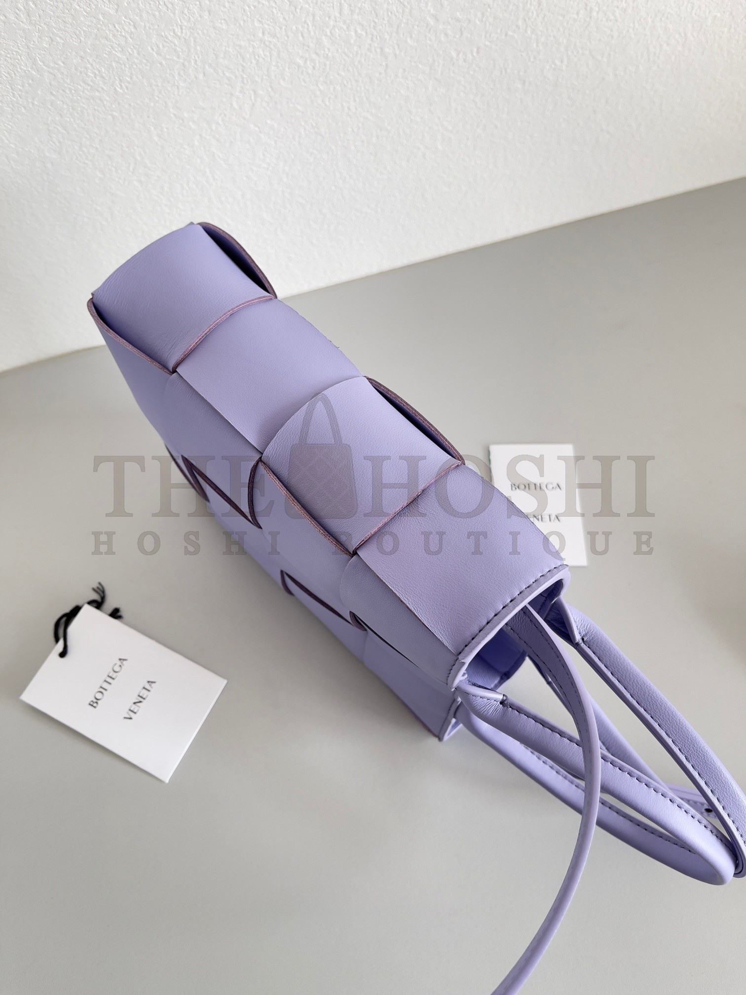 B0tt*ga Ven*ta Mini Cassette Tote Bag In Wisteria Lambskin Master Quality