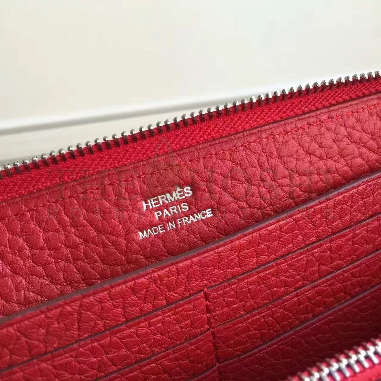 H**me5 Red Clemence Azap Zipped Wallet Master Quality