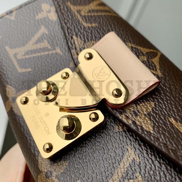 L0vis Vvtt0n LV Women Bitsy Pouch Brown Monogram Flower Canvas Master Quality