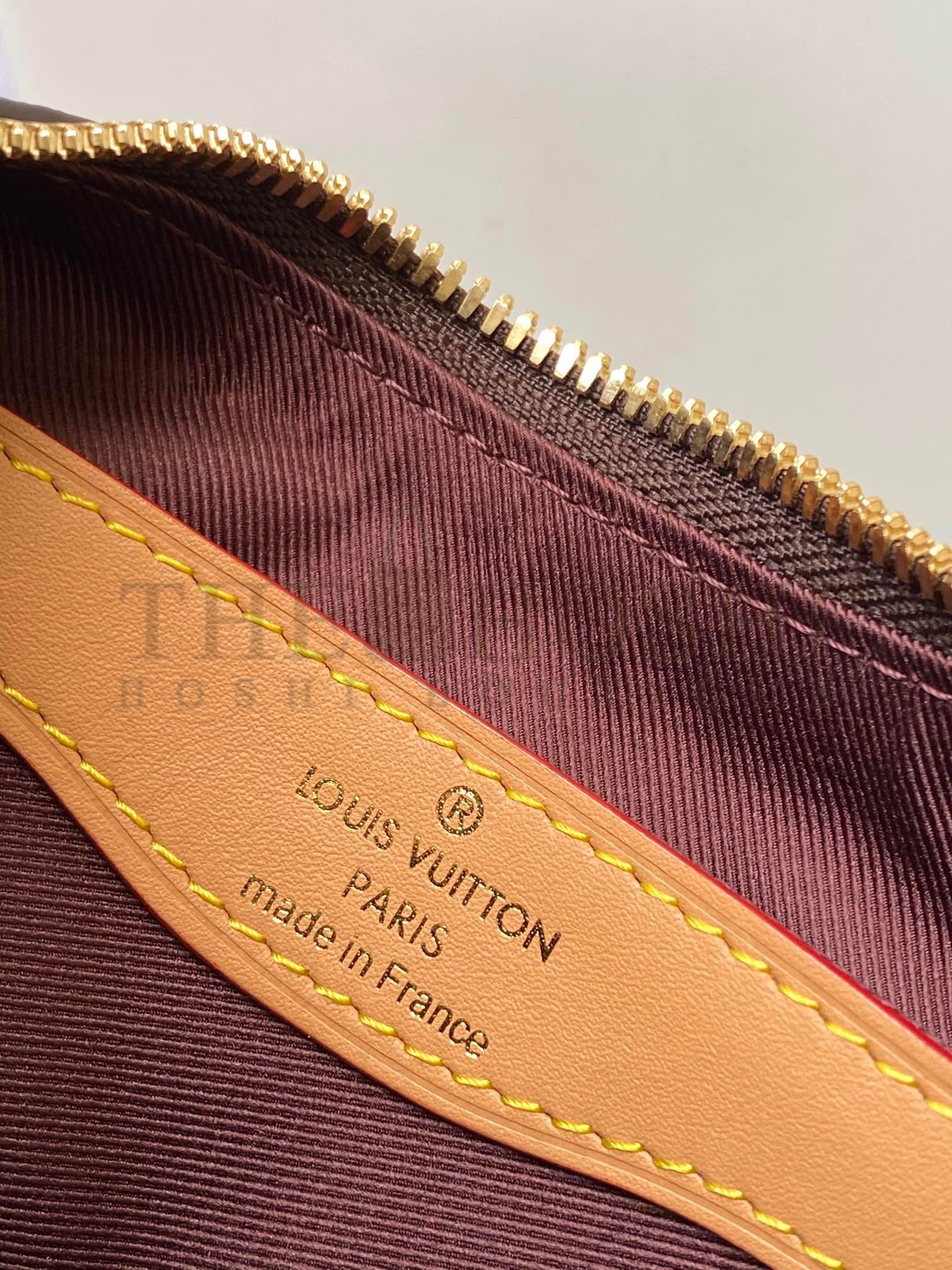 L0vis Vvtt0n LV Women Boulogne Handbag Beige Brown Monogram Coated Canvas M45830 Master Quality