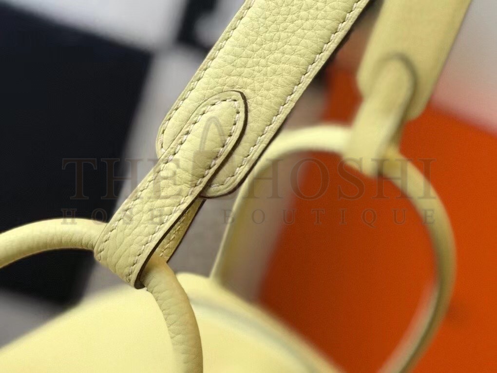 H**me5 Lindy 26cm Bag In Jaune Poussin Clemence With GHW Master Quality