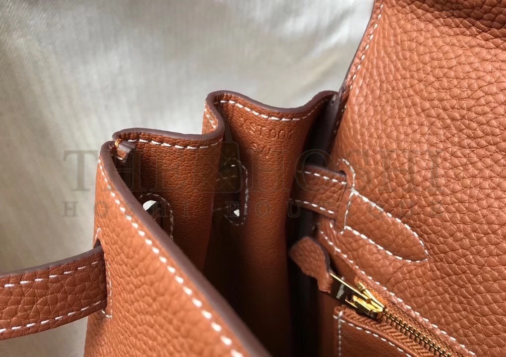 H**me5 Brown Clemence Kelly 25cm GHW Bag Master Quality