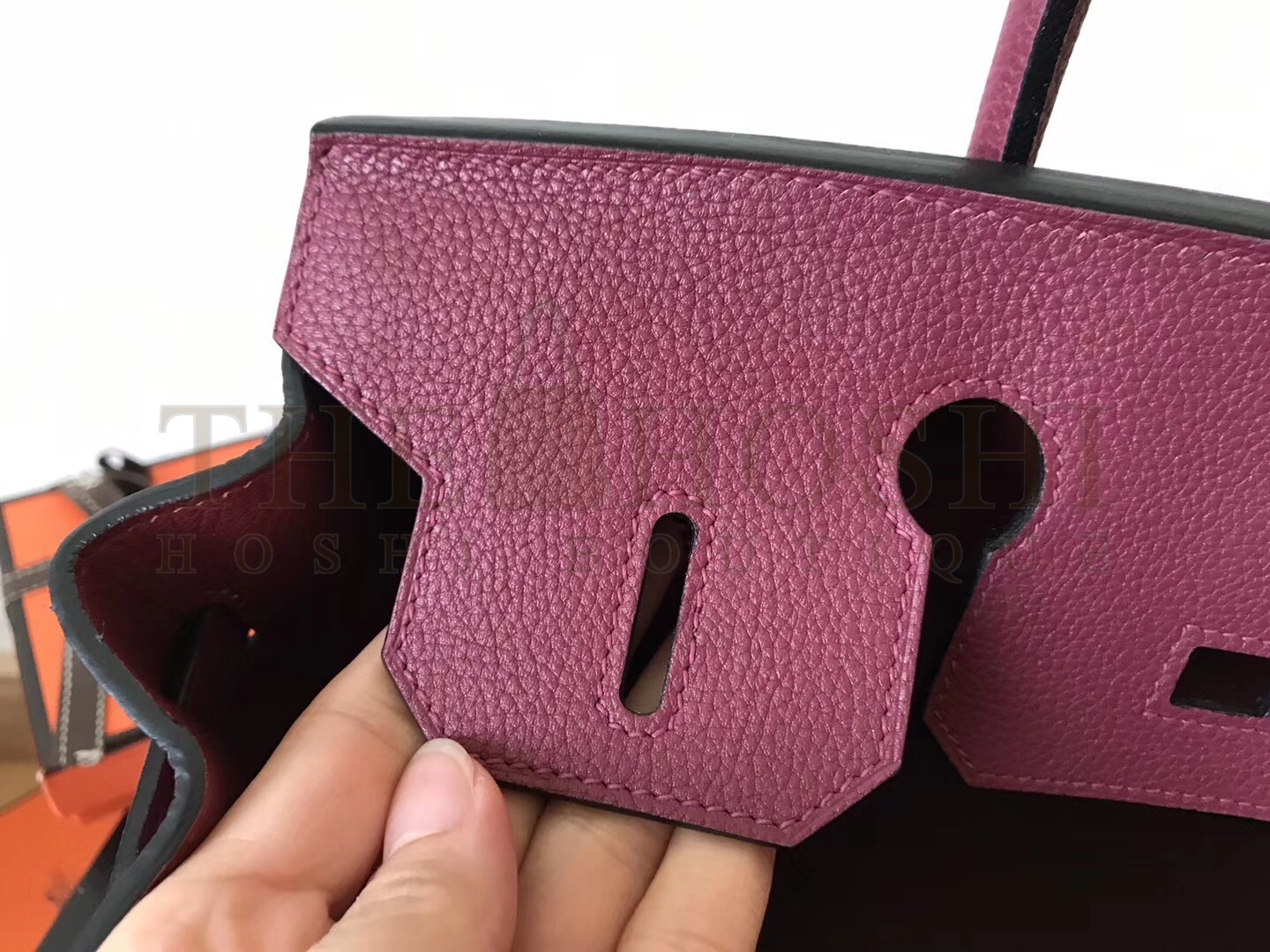 H**me5 Ruby Birkin 30cm Clemence Handmade Bag Master Quality