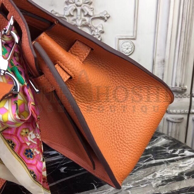 H**me5 Orange Clemence Jypsiere 28cm Bag Master Quality