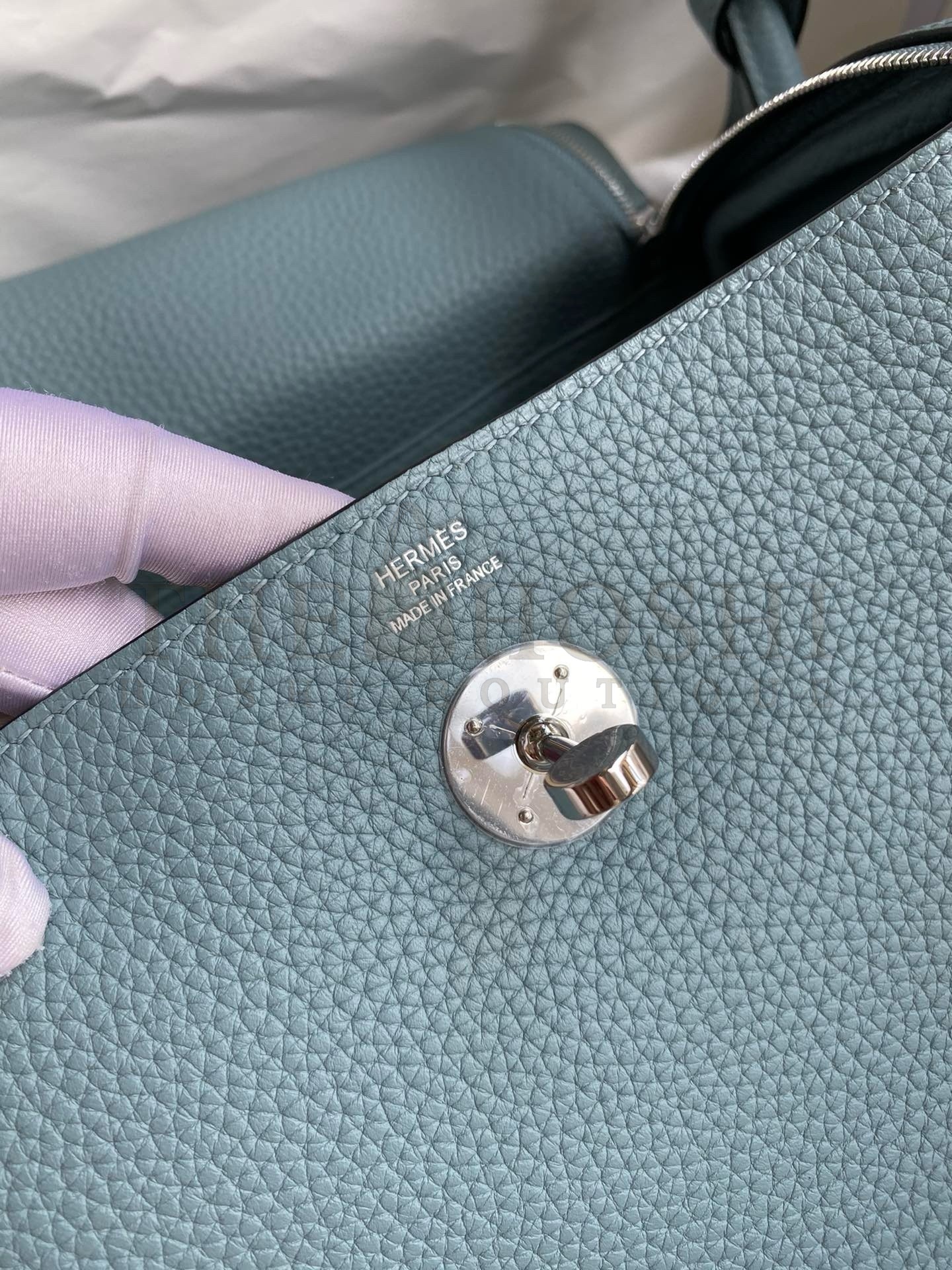 H**me5 Lindy 26 Handmade Bag In Ciel Clemence Leather Master Quality