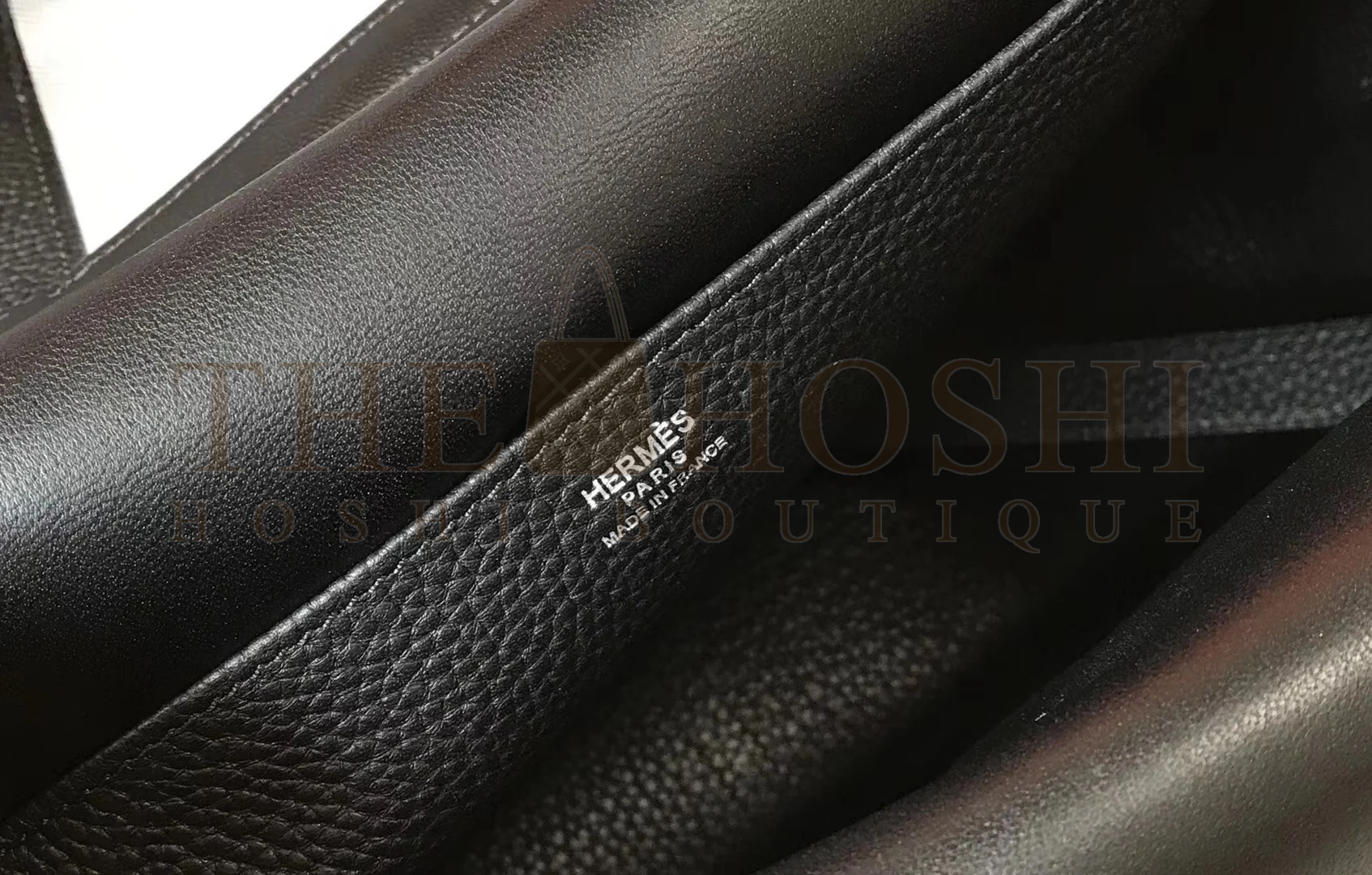 H**me5 Halzan 31cm Bag In Black Clemence Leather Master Quality