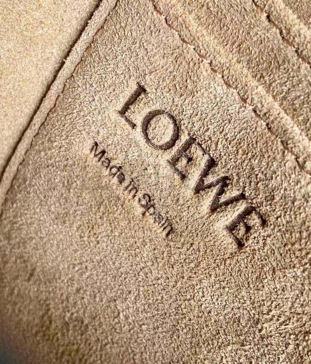 L0ew* Mini Gate Dual Bag In Tan Calfskin Master Quality