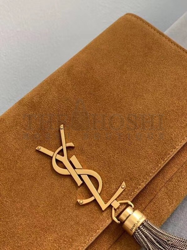 Sa1nt Lau*nt Kate 99 Shoulder Bag In Brown Suede Master Quality